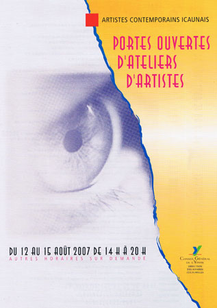 Portes ouvertes d'ateliers d'artistes avec le Conseil Général de l'Yonne.